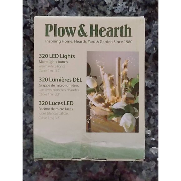 Fairy Lights LED Decorations Warm White Light Micro Electric Plug 16 String 3ft - Picture 2 of 7